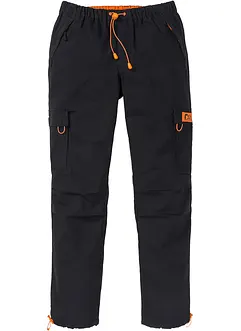 Relaxed Fit-pull on-cargobukse, Straight, bonprix