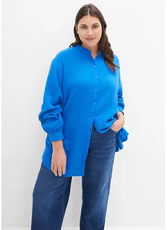Bluse i bomullsmusselin, bonprix