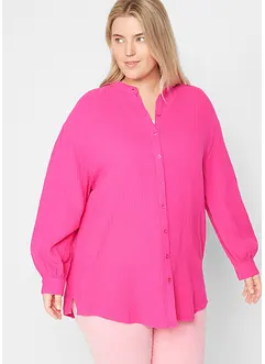 Bluse i bomullsmusselin, bonprix