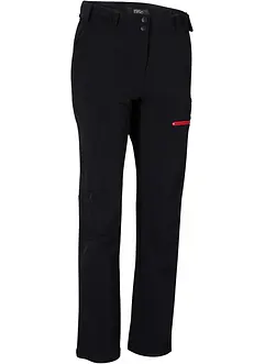 Softshell-stretchbukse med lommer, vannavvisende, bonprix
