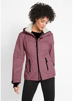 Outdoor-funksjonsjakke med teddyfleece, vanntett, bonprix