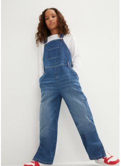 Jeans-snekkerbukse til barn, Wide Leg, John Baner JEANSWEAR