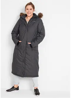 Outdoor-kåpe med fuskepels, vanntett, bonprix