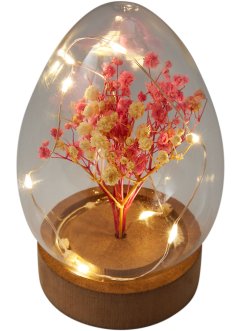 LED-pyntegjenstand egg med tørkede blomster, bpc living bonprix collection