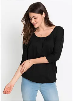 Oversized topp av viskosemiks, bonprix