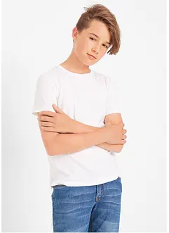 T-skjorte i økologisk bomull (3-pack), bonprix