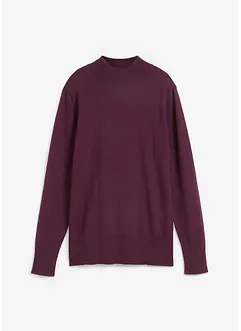 Basic genser med ståkrage, med resirkulert bomull, bonprix