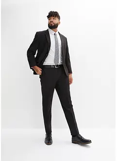 Dress Slim Fit (4-delt sett): Blazer, bukse, skjorte, slips, bonprix
