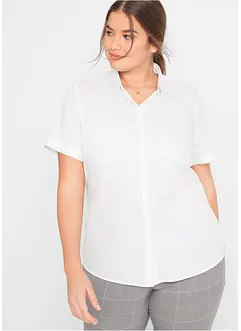 Kortermet bluse med stretch, bonprix
