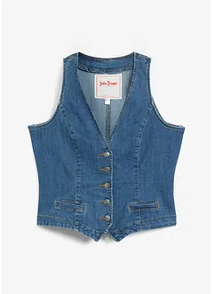 Jeansvest med stretch, bonprix