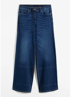 Wide Leg-jeans Mid Waist, komfortlinning, bonprix