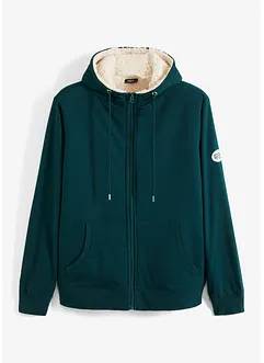 Varmende hettejakke med mykt fleecefôr, bonprix