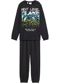 Pyjamas i 100% bomull (2-delt sett), bonprix