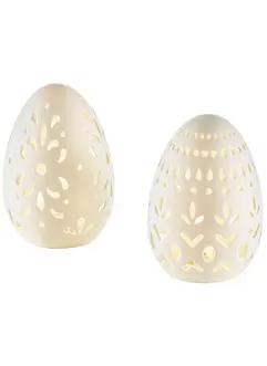 LED-pyntegjenstand påskeegg med utskjæringer, bonprix