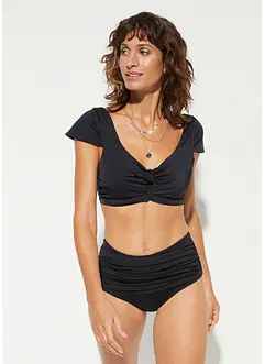 High Waist shape-bikinibukse med rynking, bonprix