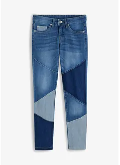 Skinny-jeans med trekantede innfellinger, bonprix