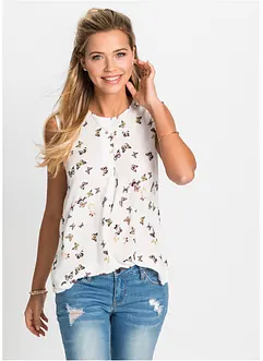 Ermeløs bluse, bonprix