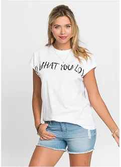 Oversized topp i 100% bomull, bonprix