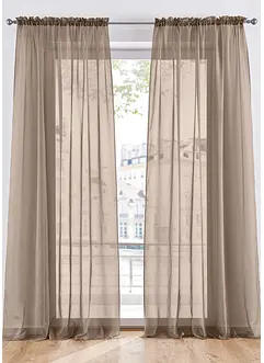 Gardin av lett voile (2-pack), bonprix