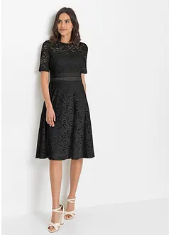 Blondekjole med heklet innfelling, bonprix