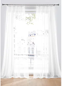 Gardin av lett voile (2-pack), bonprix