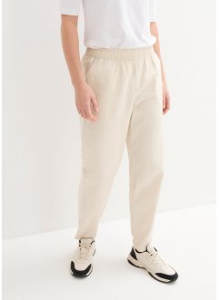 Kort bukse med lin og High Waist-komfortlinning, bpc bonprix collection