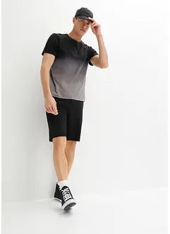 T-skjorte og sweat bermudashorts i 100% bomull (2-delt sett), bonprix