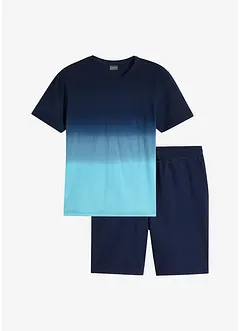 T-skjorte og sweat bermudashorts i 100% bomull (2-delt sett), bonprix