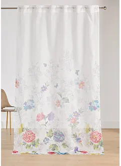 Gardin med blomsterprint (2-pack), bonprix