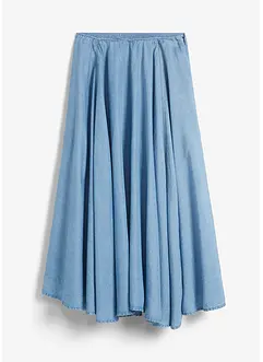 Jeans-skjørt, High Waist, komfortlinning, bonprix