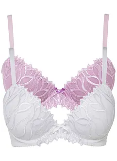 Padded-BH med bøyle (2-pack), bonprix