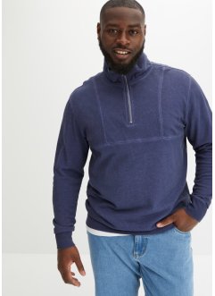 Sweatshirt med vasket look, med resirkulert polyester, John Baner JEANSWEAR