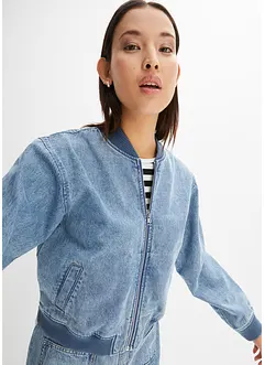 Bomberjakke i denim, bonprix