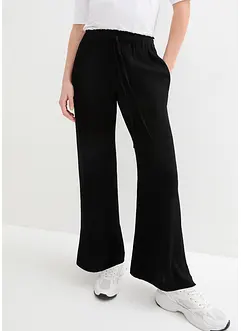 Bukse i 100% viskose med vide ben, bonprix