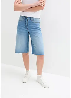 Bermudashorts i denim, High Waist, komfortlinning, bonprix