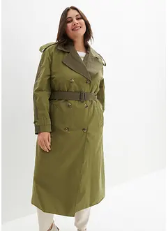 Tofarget trenchcoat, bonprix