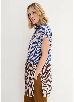 Lang bluse med print, bpc selection