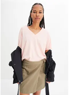 Oversized topp av ren økologisk bomull, bonprix