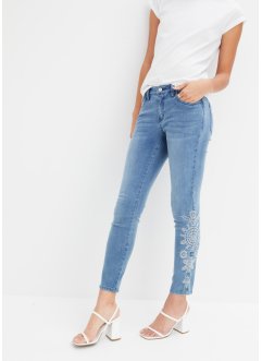 Skinny jeans med hullbroderi, BODYFLIRT