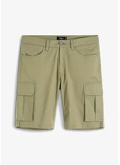 Bermudashorts med stretch og cargolommer, Regular Fit, bonprix