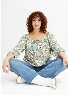 Blusetunika med print, bonprix
