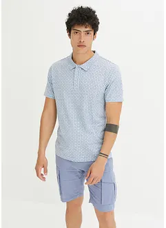 Poloshirt, kort arm, av økologisk bomull, med print, bpc bonprix collection