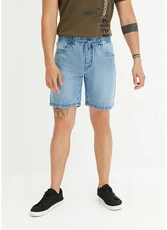 Lang slip on-jeansshorts, Regular Fit, John Baner JEANSWEAR
