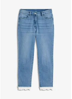 Stretchjeans med bord, bonprix