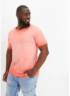 T-skjorte i 100% økologisk bomull og vasket look, bonprix