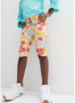 Capri-leggings med rynking til barn (2-pack) med økologisk bomull, bpc bonprix collection