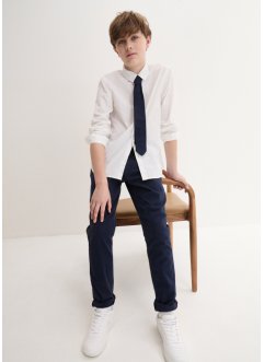 Chinobukse, skjorte, slips, selskapstøy til barn (3-delt sett), bpc bonprix collection