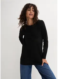 Ledig topp med lange ermer, bonprix