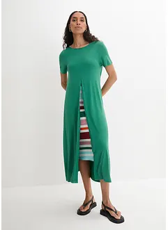 Trikotkjole i myk viskosemiks, bonprix