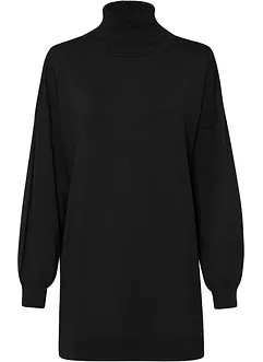 Lang, høyhalset genser, bonprix